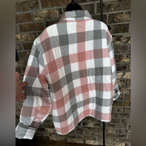 Roller Rabbit Gray and White Plaid Jacket Size XL - Picture 12 of 16